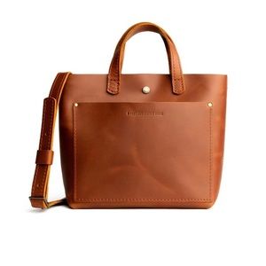 Portland Leather Goods MINI CROSSBODY TOTE